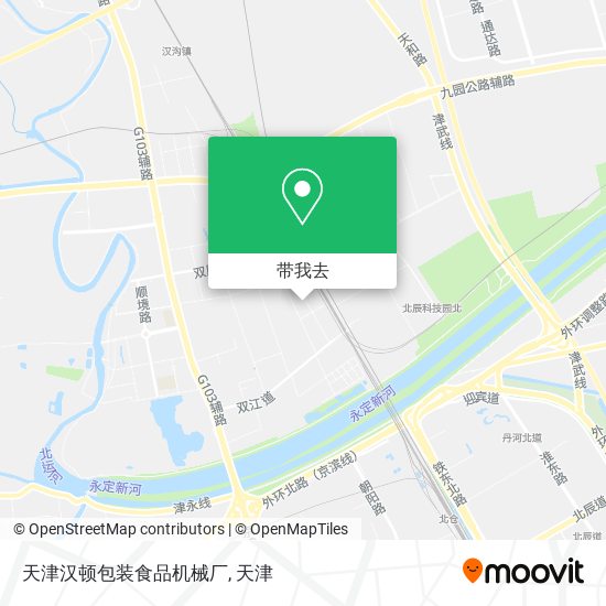 天津汉顿包装食品机械厂地图