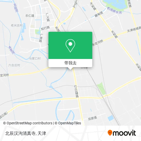 北辰汉沟清真寺地图