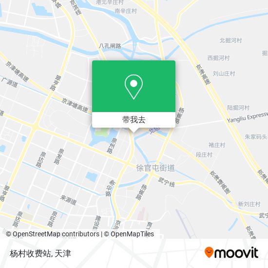 杨村收费站地图