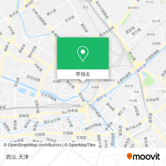 西沽地图