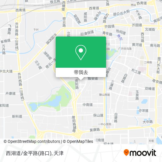 西湖道/金平路(路口)地图