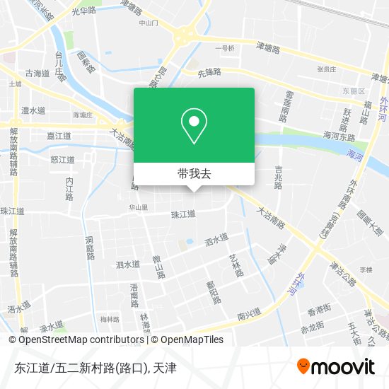 东江道/五二新村路(路口)地图