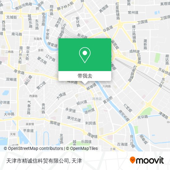 天津市精诚信科贸有限公司地图