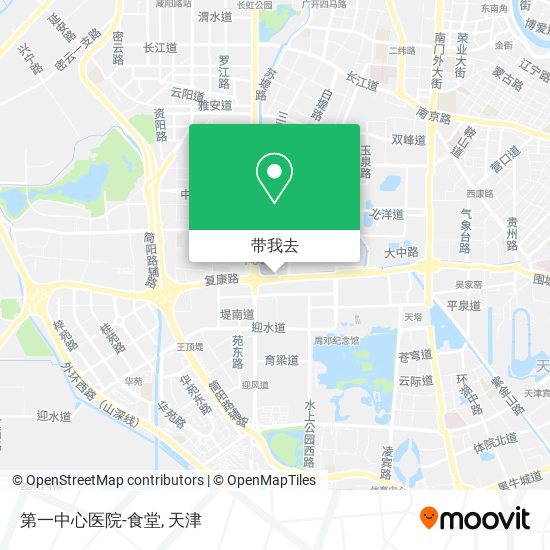 第一中心医院-食堂地图