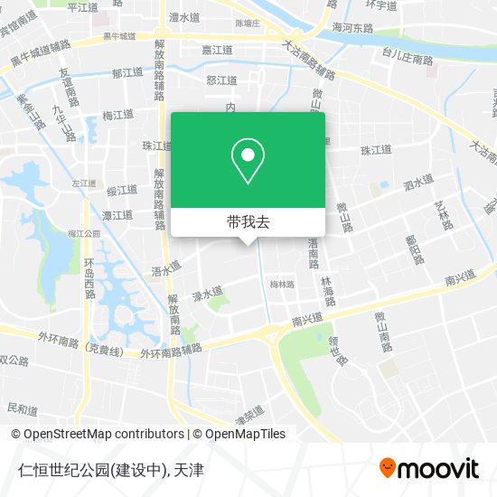 仁恒世纪公园(建设中)地图