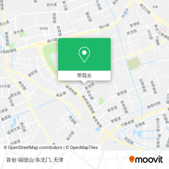 首创·福缇山-东北门地图