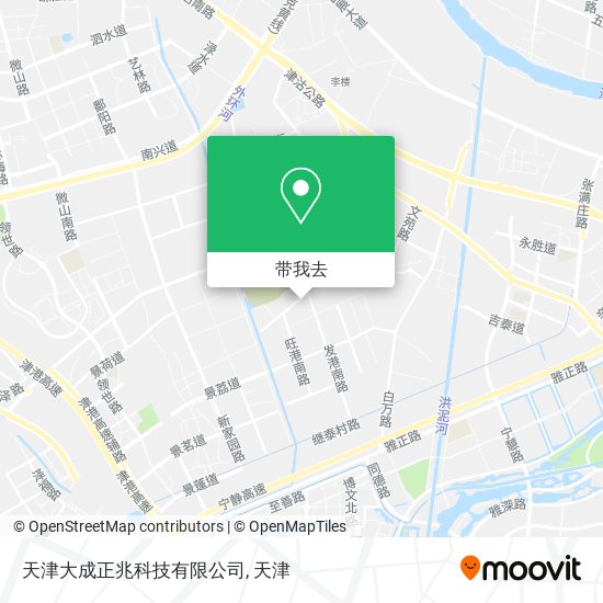 天津大成正兆科技有限公司地图