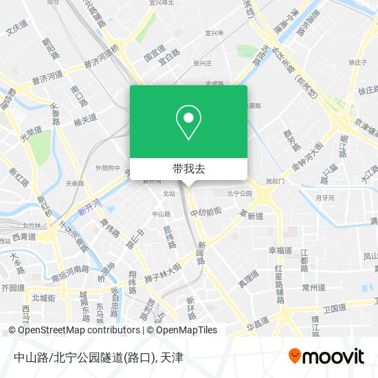 中山路/北宁公园隧道(路口)地图