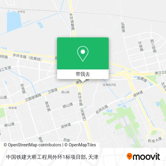 中国铁建大桥工程局外环1标项目部地图