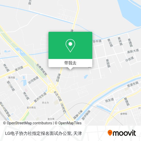 LG电子协力社指定报名面试办公室地图