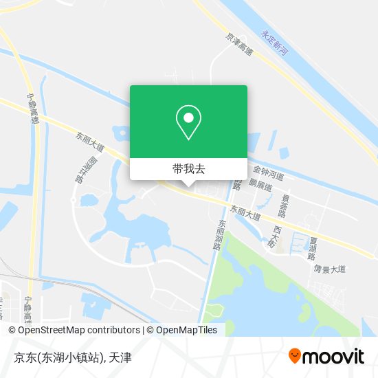 京东(东湖小镇站)地图