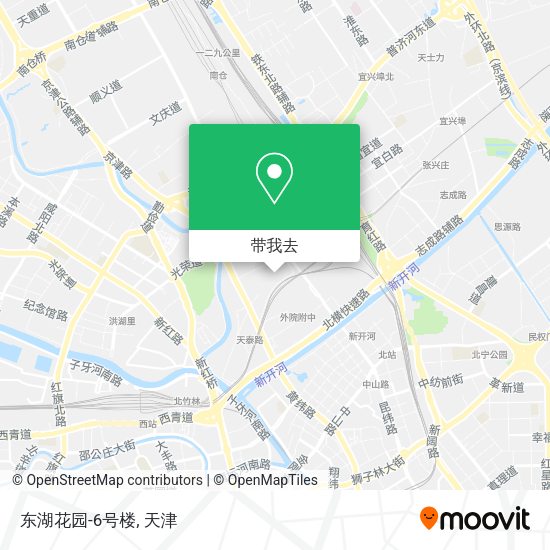 东湖花园-6号楼地图