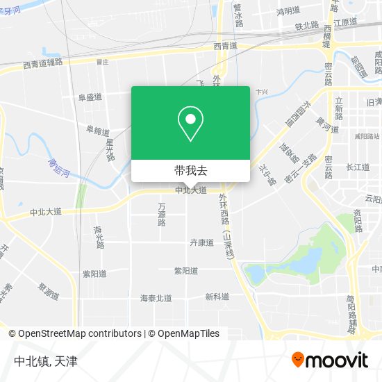 中北镇地图