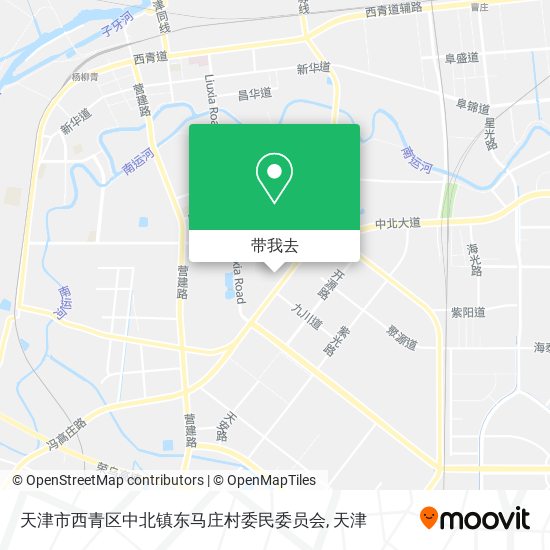 天津市西青区中北镇东马庄村委民委员会地图