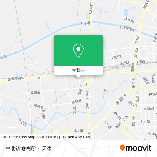 中北镇地铁商业地图