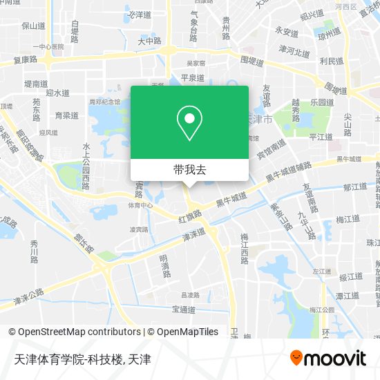 天津体育学院-科技楼地图