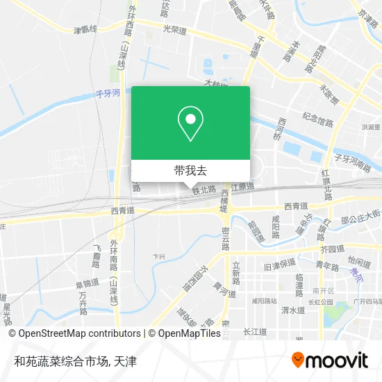 和苑蔬菜综合市场地图