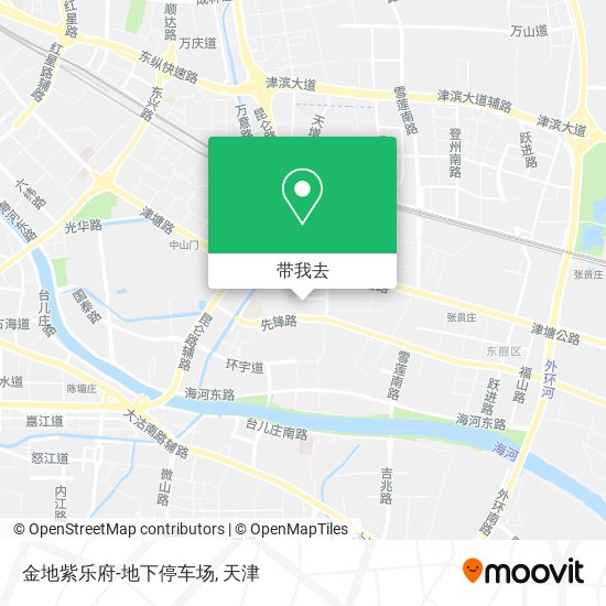 金地紫乐府-地下停车场地图