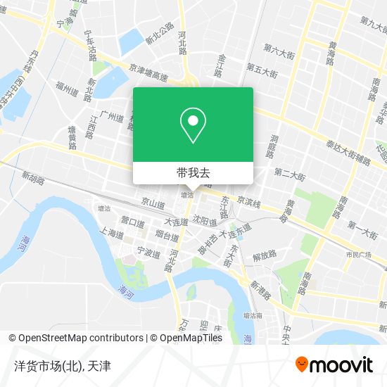 洋货市场(北)地图