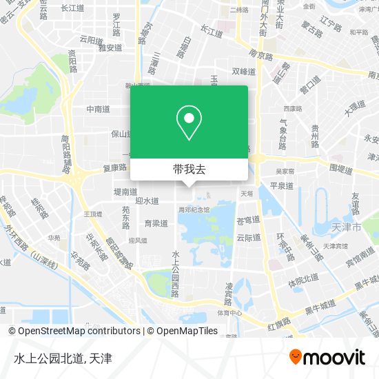 水上公园北道地图