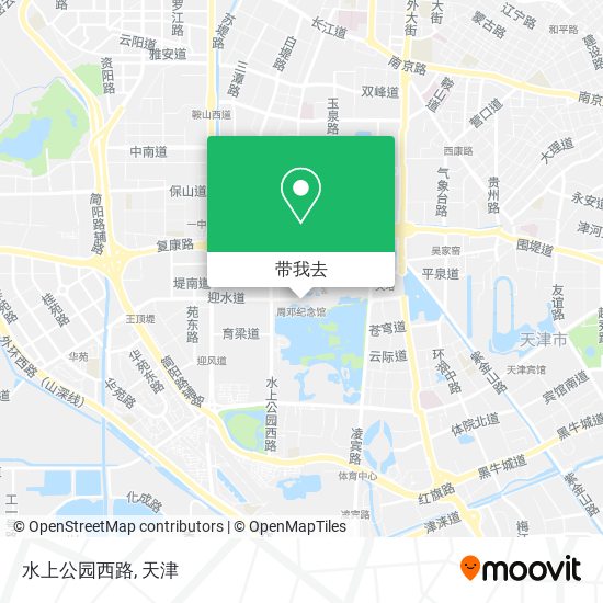 水上公园西路地图