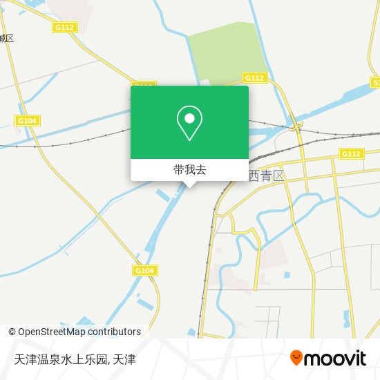 天津温泉水上乐园地图