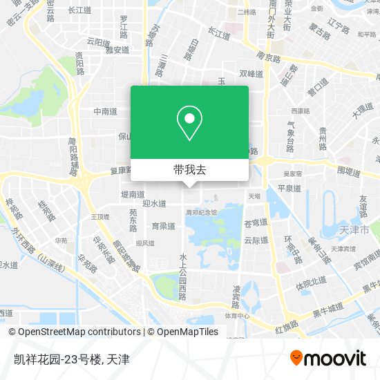 凯祥花园-23号楼地图