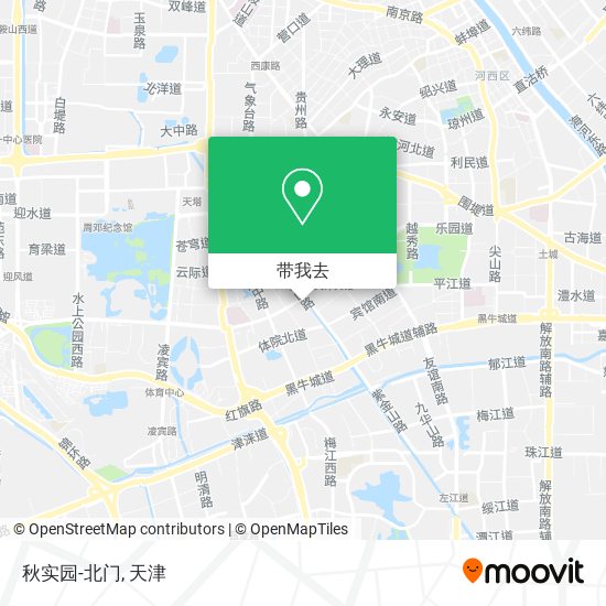 秋实园-北门地图