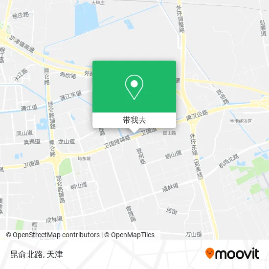 昆俞北路地图
