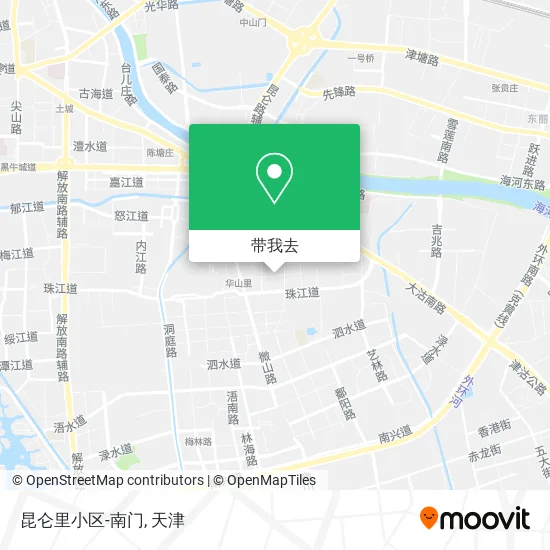 昆仑里小区-南门地图