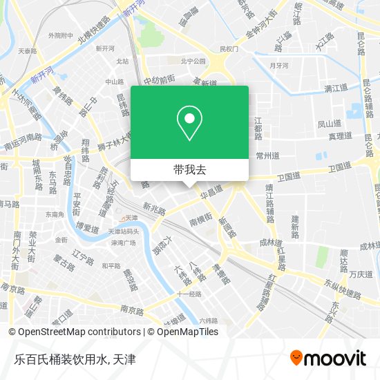 乐百氏桶装饮用水地图