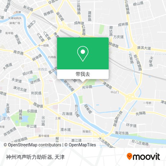 神州鸿声听力助听器地图