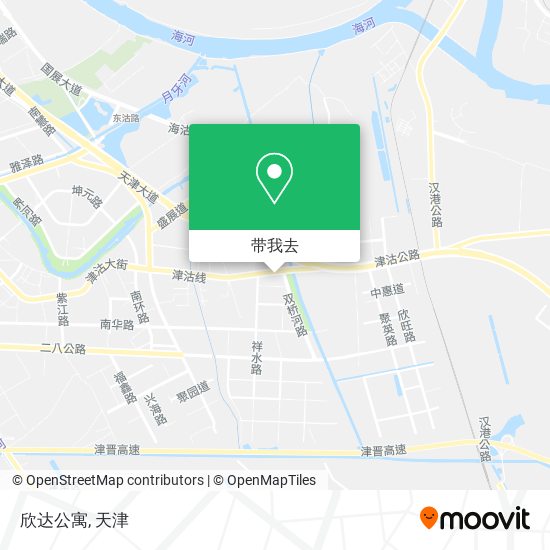 欣达公寓地图