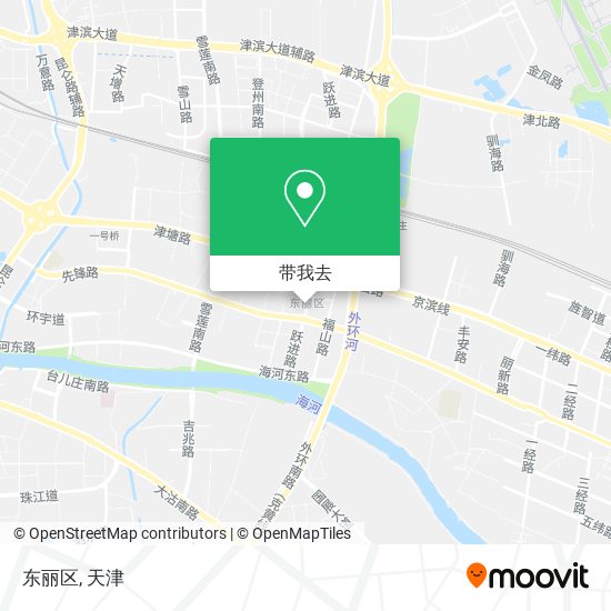 东丽区地图