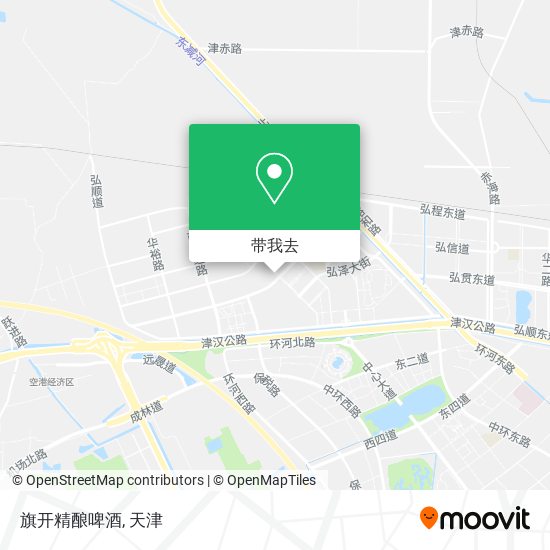 旗开精酿啤酒地图