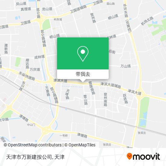 天津市万新建按公司地图