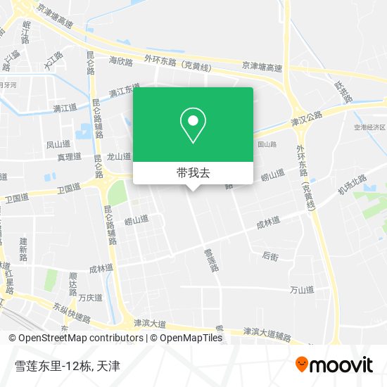 雪莲东里-12栋地图