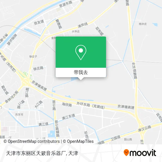 天津市东丽区天簌音乐器厂地图