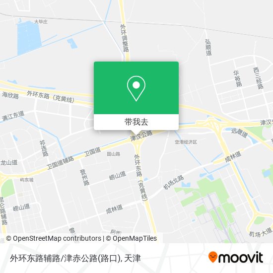 外环东路辅路/津赤公路(路口)地图