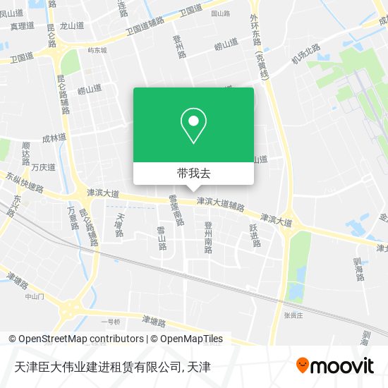 天津臣大伟业建进租赁有限公司地图