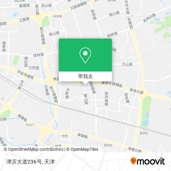 津滨大道236号地图