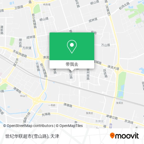 世纪华联超市(雪山路)地图