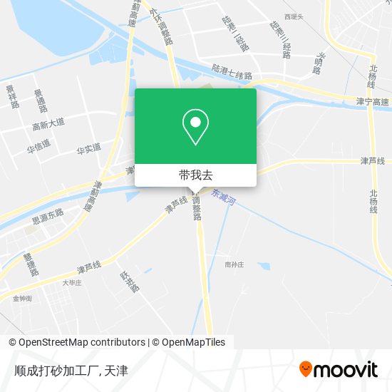 顺成打砂加工厂地图