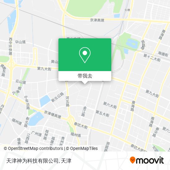 天津神为科技有限公司地图