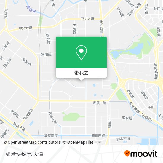 银发快餐厅地图