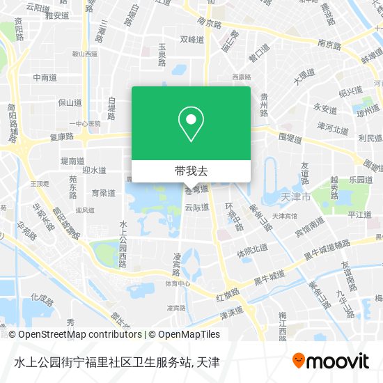 水上公园街宁福里社区卫生服务站地图