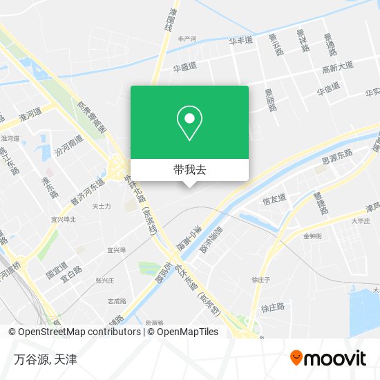 万谷源地图