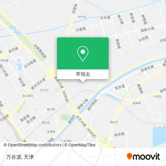 万谷源地图