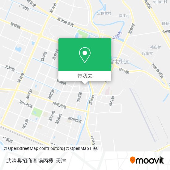 武清县招商商场丙楼地图