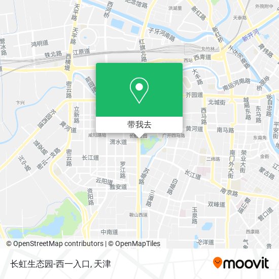 长虹生态园-西一入口地图
